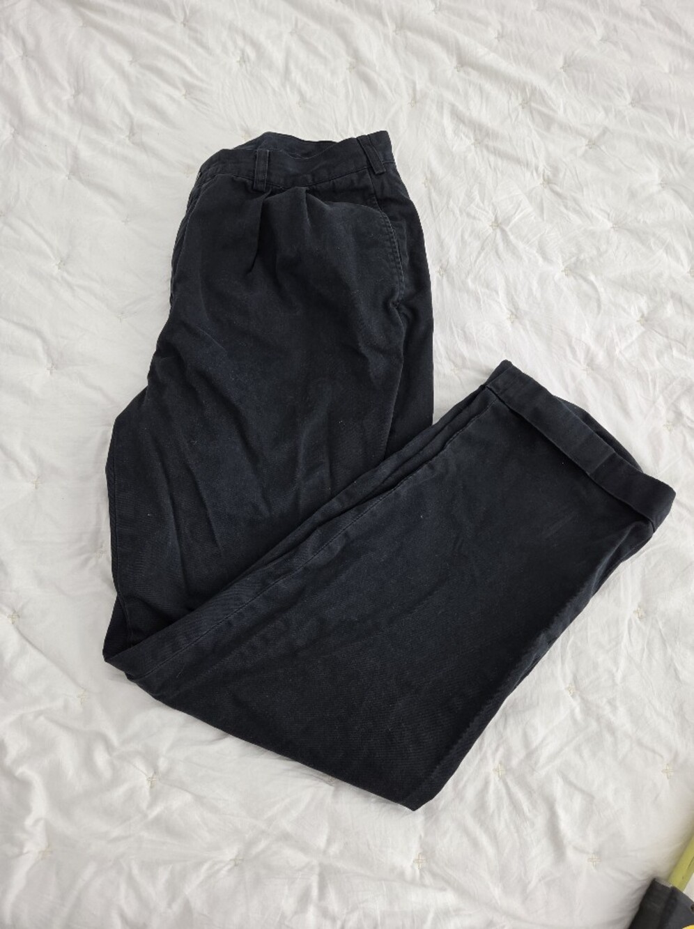 Vintage Ralph Lauren Black Stretch Chinos